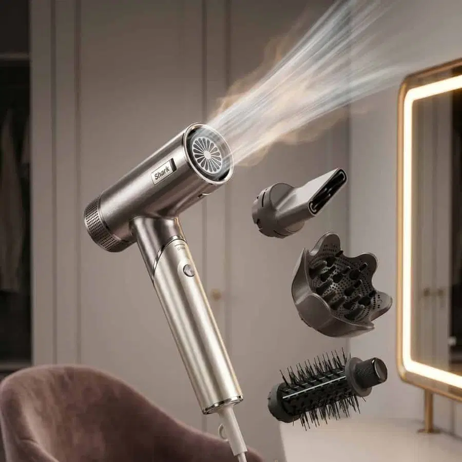 Shark SpeedStyle Pro FLEX Hair Dryer with 3 Attachments