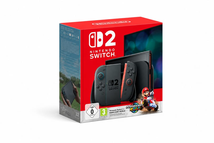 WIN A NINTENDO SWITCH 2 AND MARIO KART WORLD CONSOLE BUNDLE