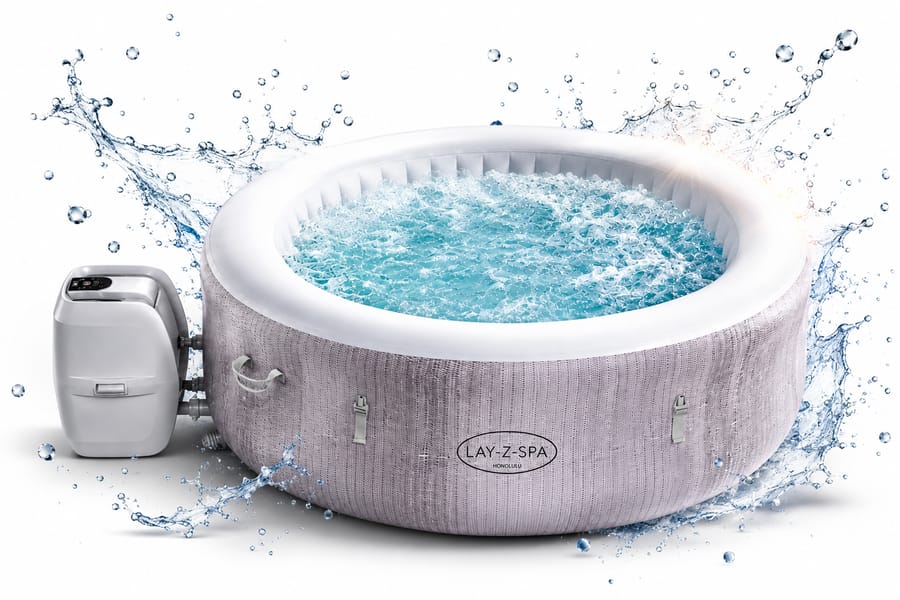 WIN THIS LAY-Z-SPA CANCUN AIRJET INFLATABLE HOT TUB