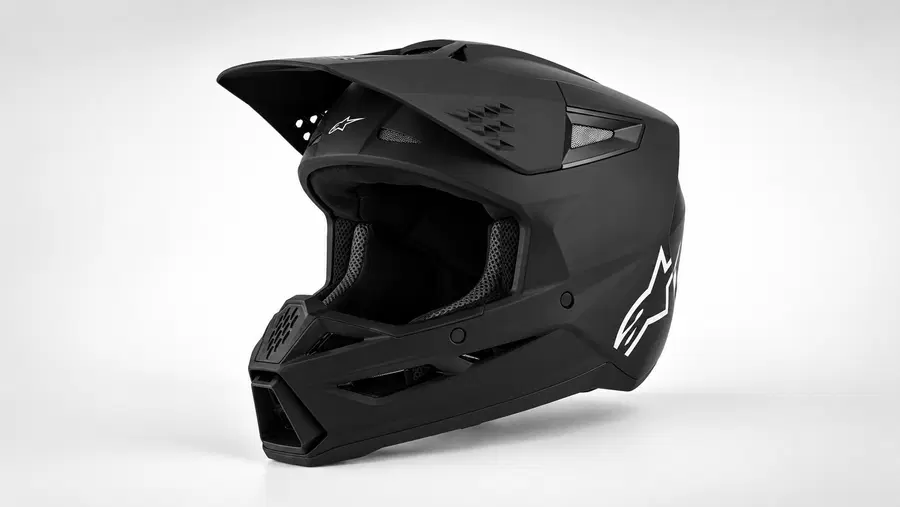 WIN THIS ALPINESTARS MATT BLACK HELMET