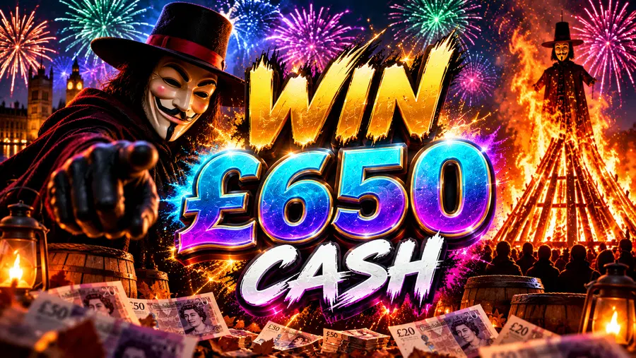 WIN £650 CASH!