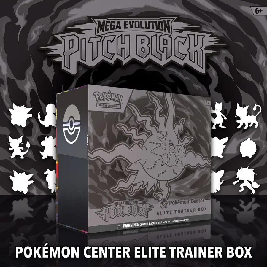 PITCH BLACK POKEMON CENTER ELITE TRAINER BOX!