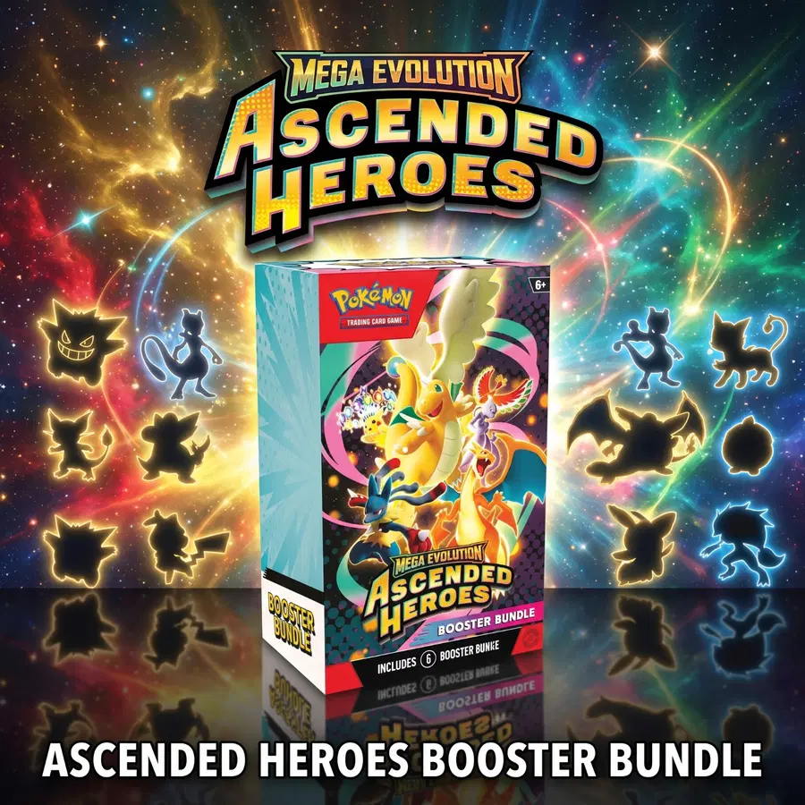 POKEMON ASCENDED HEROES BOOSTER BUNDLE!
