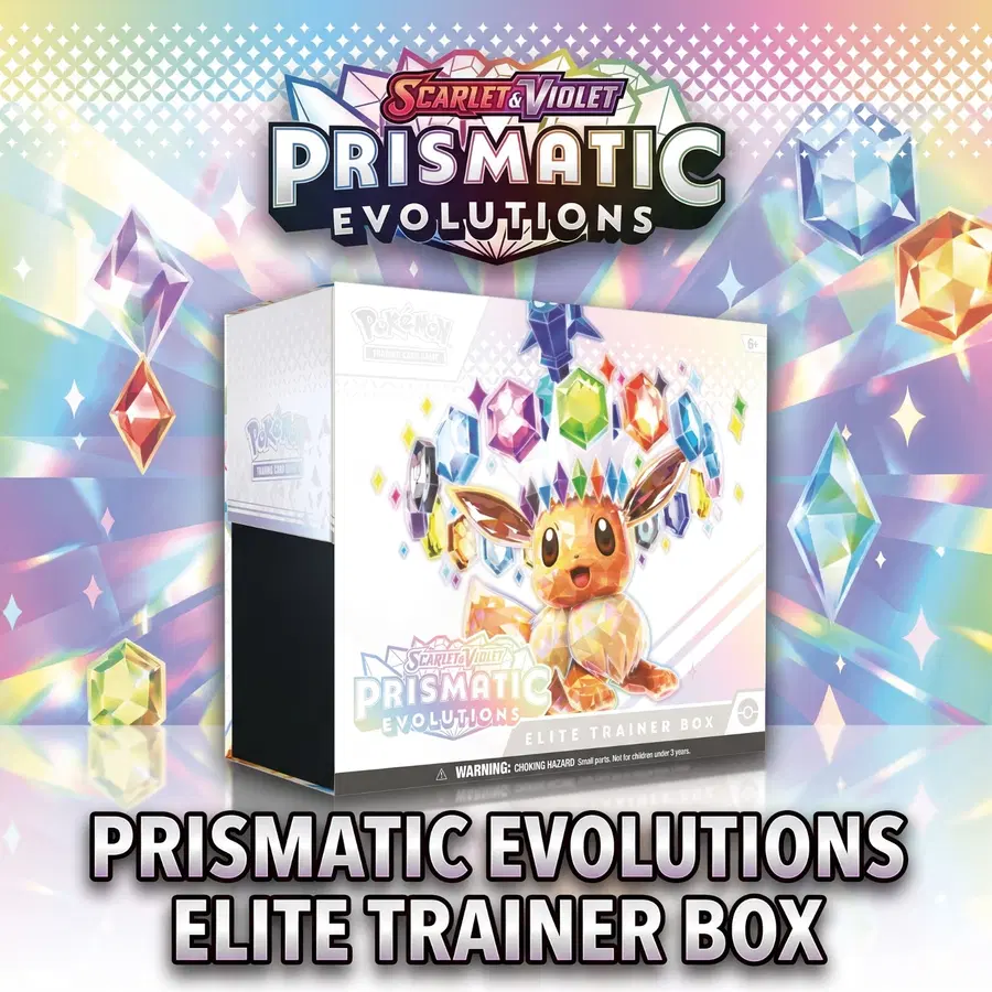 POKEMON PRISMATIC EVOLUTIONS ELITE TRAINER BOX!