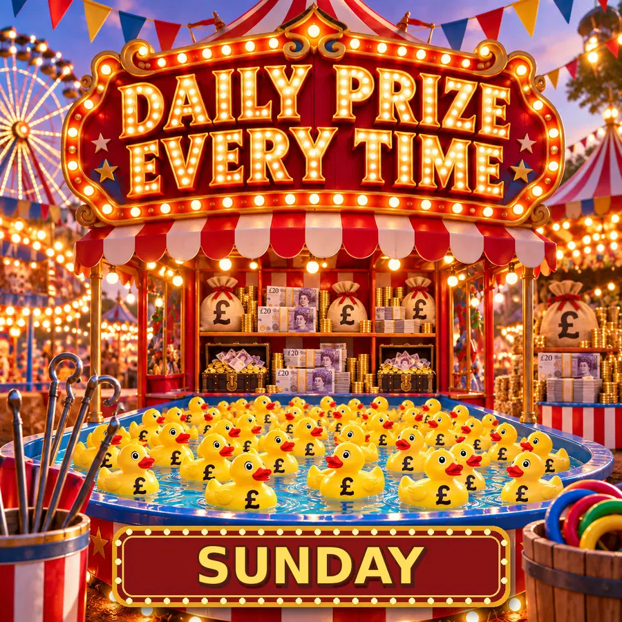 NEW : PRIZE EVERYTIME DAILY EDITION! *SUNDAY 01.11.26*