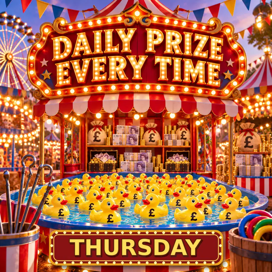 NEW : PRIZE EVERYTIME DAILY EDITION! *THURSDAY 15.10.26*