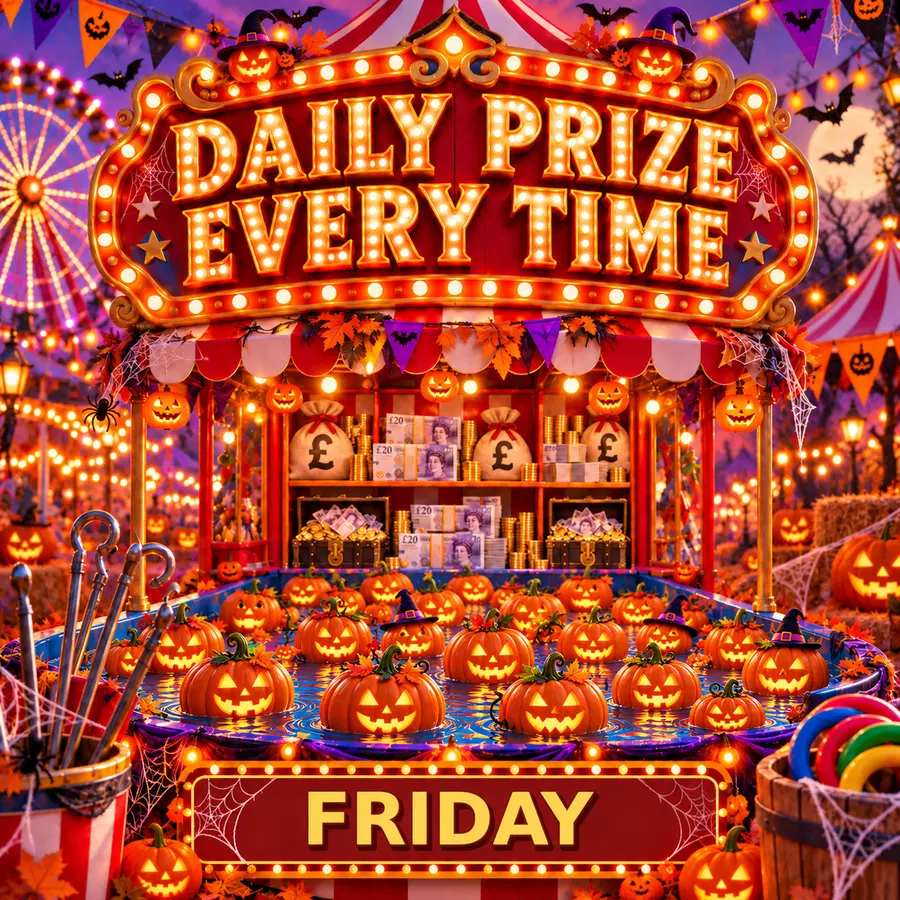 NEW : PRIZE EVERYTIME DAILY EDITION! *FRIDAY 30.10.26*