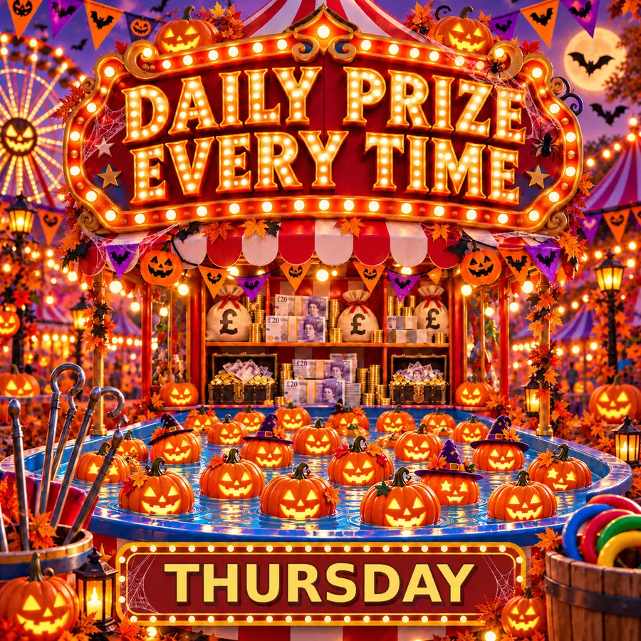 NEW : PRIZE EVERYTIME DAILY EDITION! *THURSDAY 29.10.26*