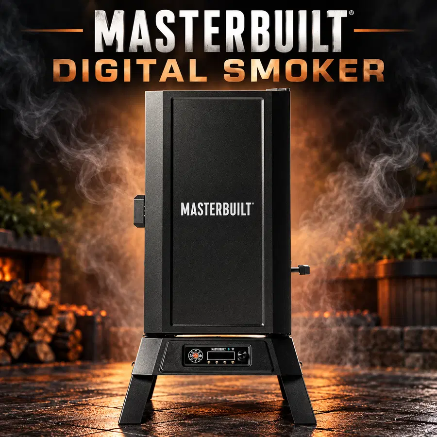 MASTERBUILT DIGITAL MEAT SMOKER!