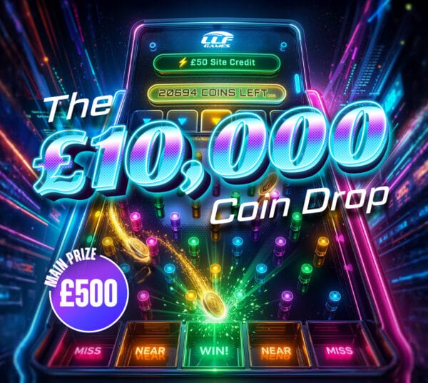 £10,000 Coin Drop Instant Win (Drop To Win)