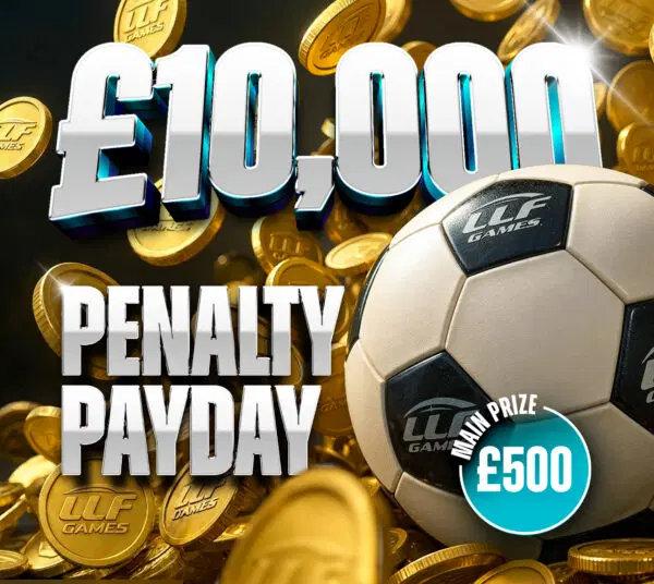 £10,000 Penalty Payday Instant Win (Score To Win)