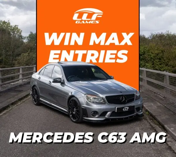 Win MAX Entries – 540bhp Mercedes C63 AMG