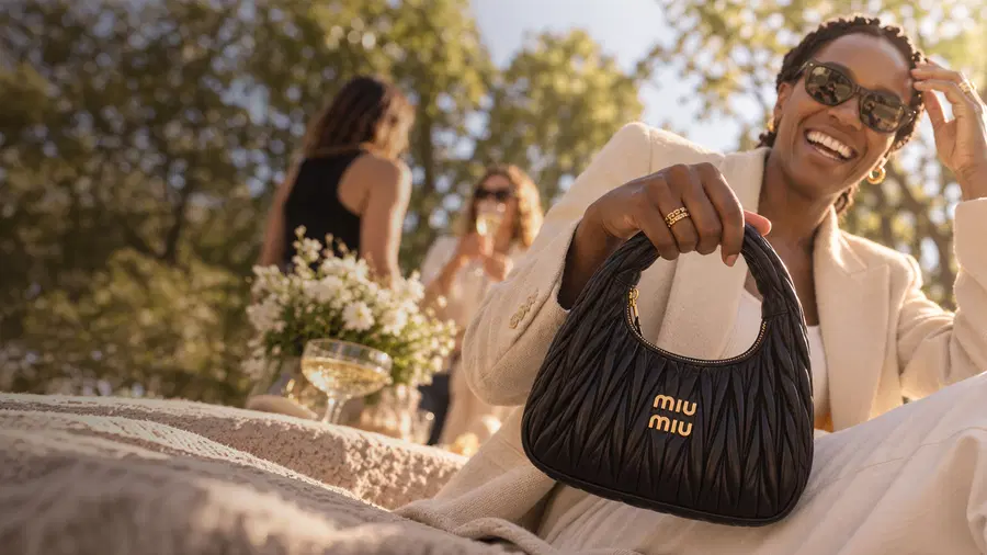 Miu Miu Wander Matelassé Leather Bag