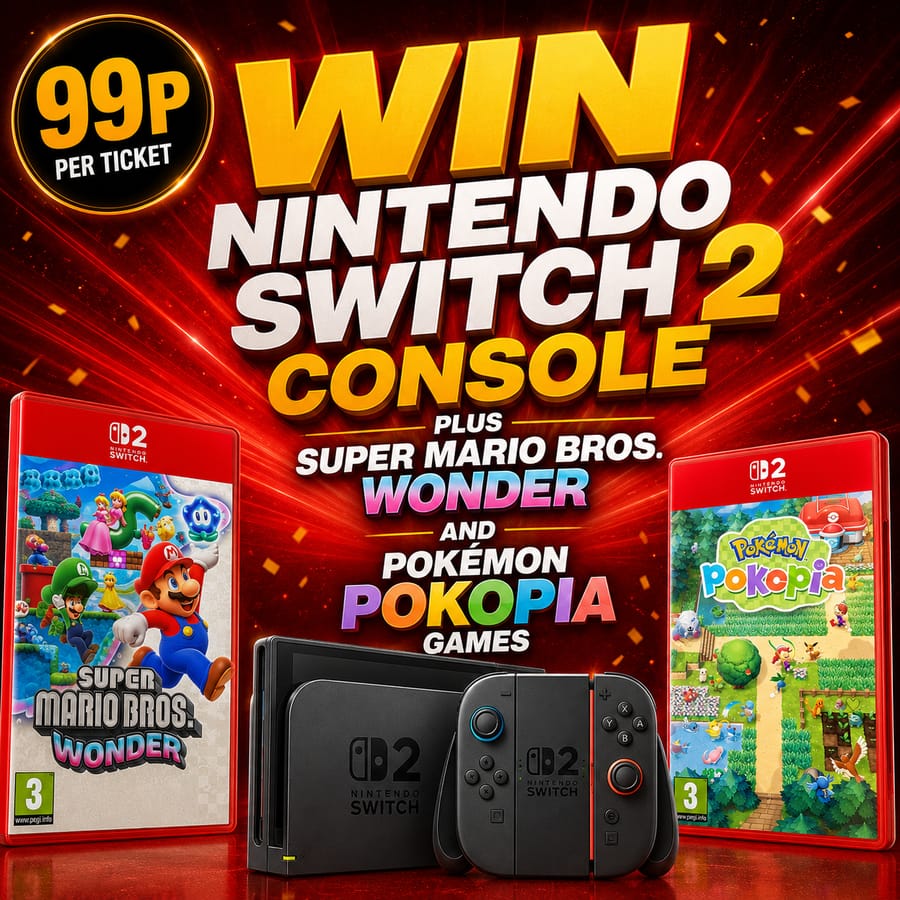 WIN NINTENDO SWITCH 2 WITH MARIO WONDERS & POKEMON GAMES #2