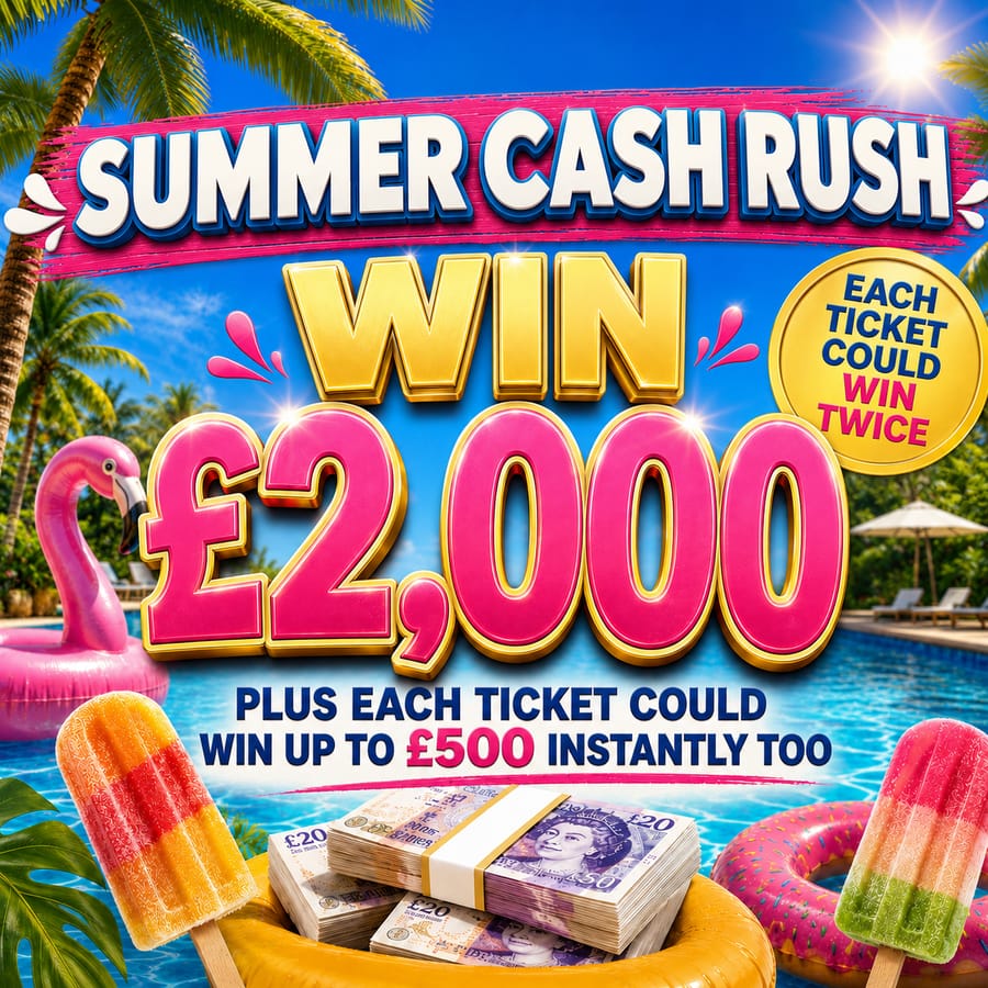 WIN £2000 CASH + £2000 OF INSTANTS #2