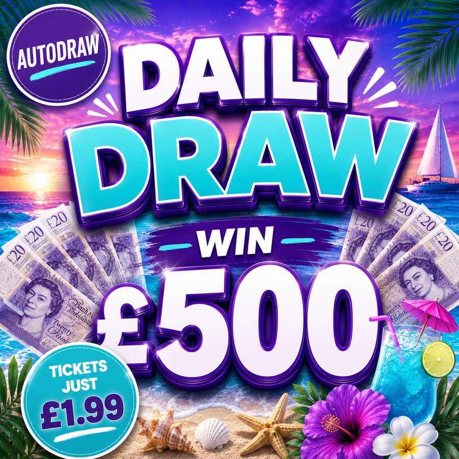 DAILY DRAW £500 8th AUG ’26