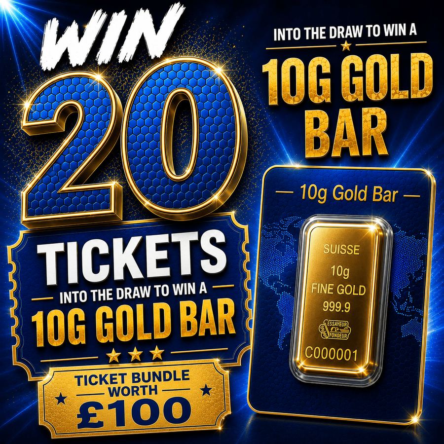 WIN 20 TICKETS INTO 10G GOLD 12.08.26