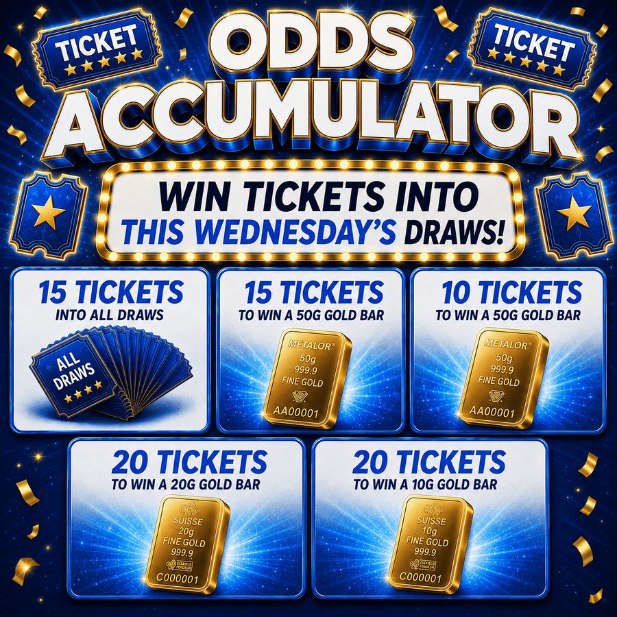 ODDS BOOSTER FOR DRAWS 12.08.26