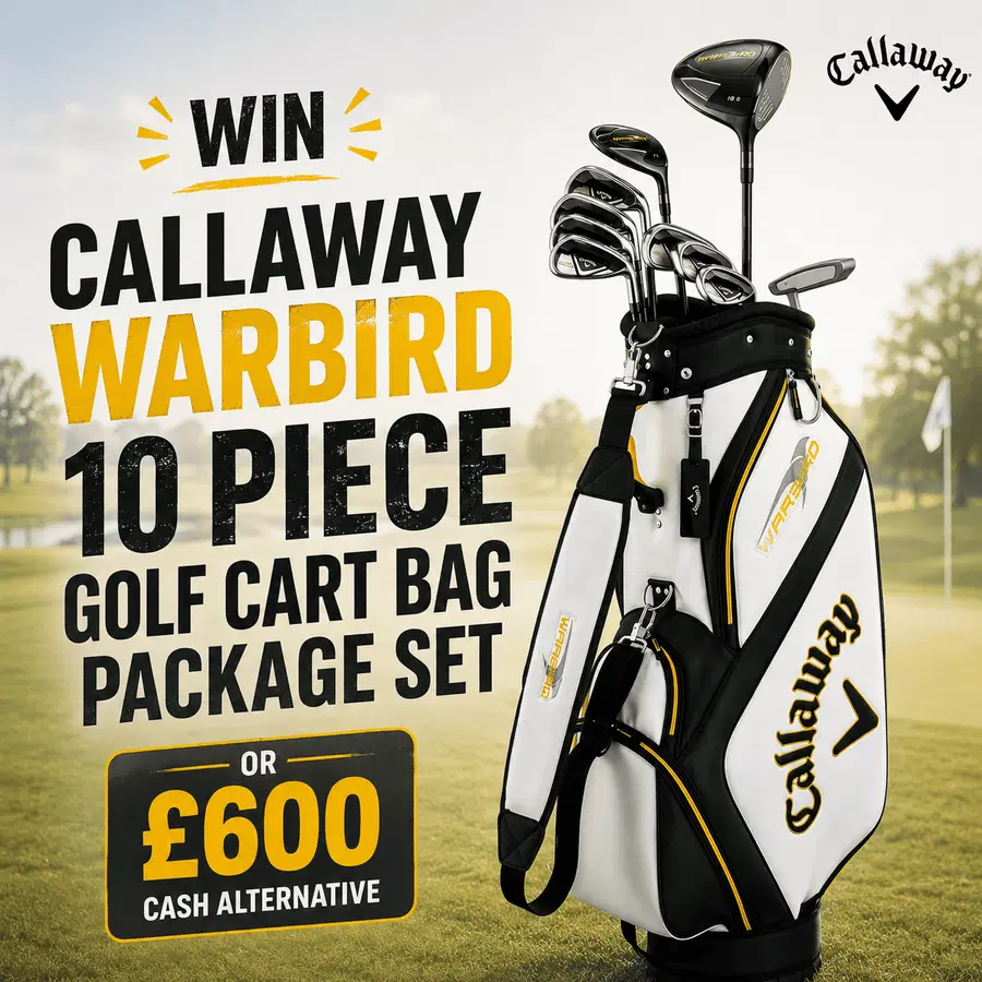 WIN CALLAWAY WARBIRD 10 PIECE GOLF SET AND BAG 16.08.26