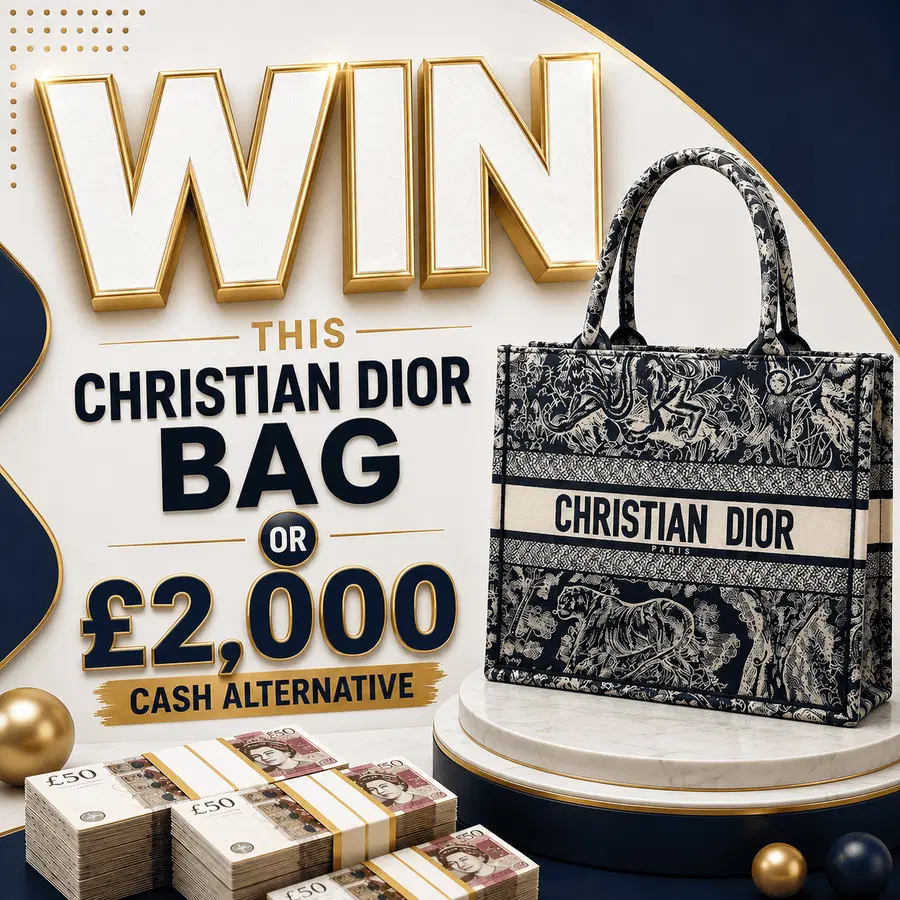 WIN DIOR MEDIUM BOOK TOTE WORTH £2500 23.08.26