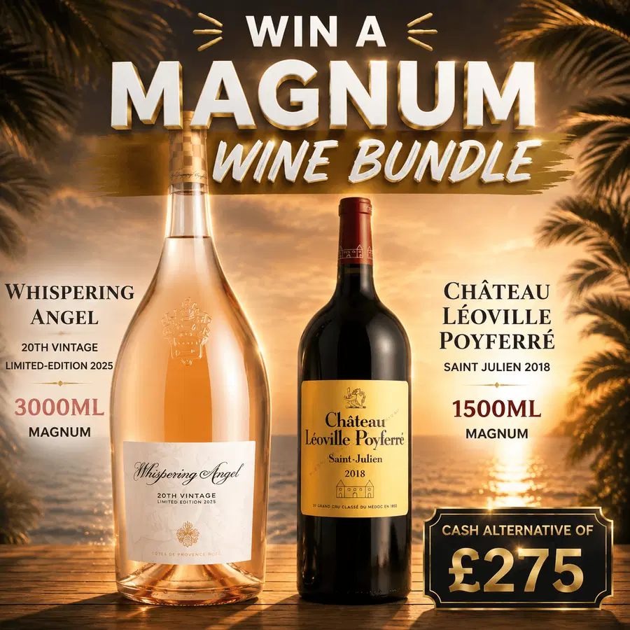 WIN MAGNUM WINE BUNDLE WORTH £380