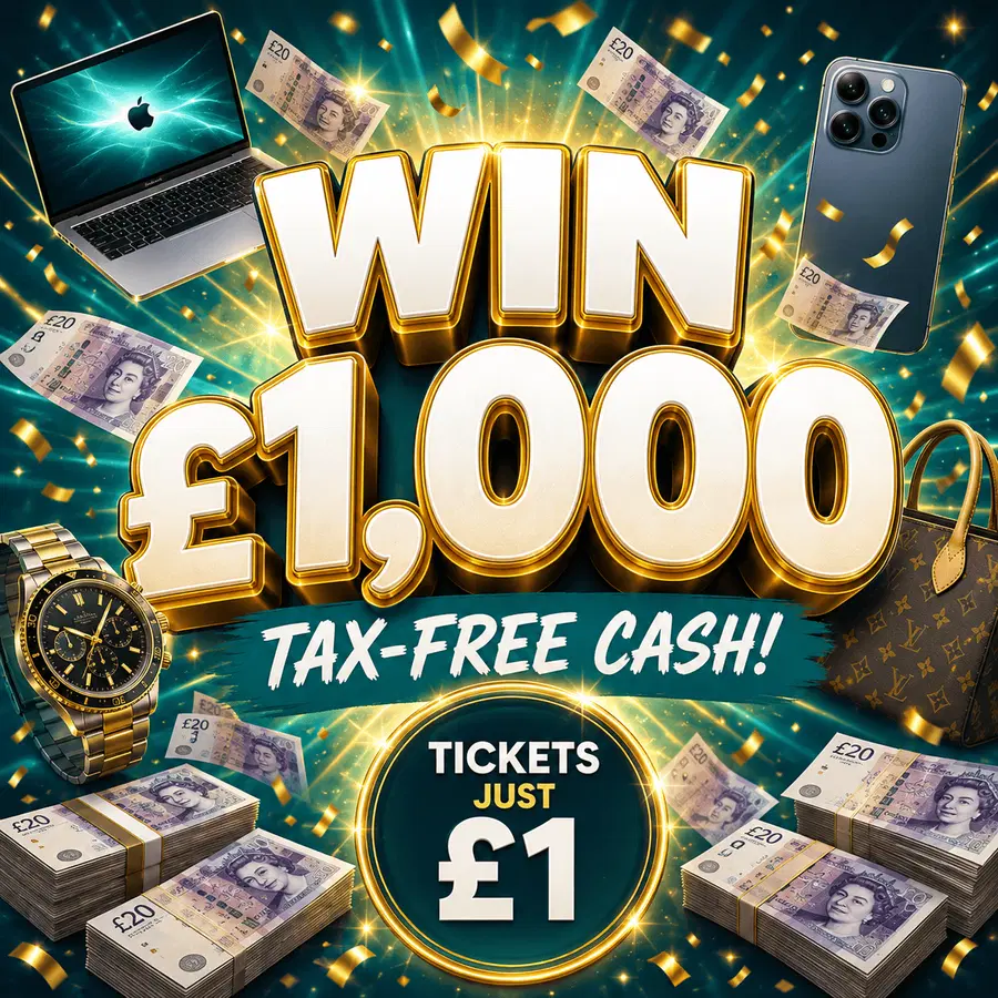 WIN £1,000 CASH FOR JUST £1 26.08.26