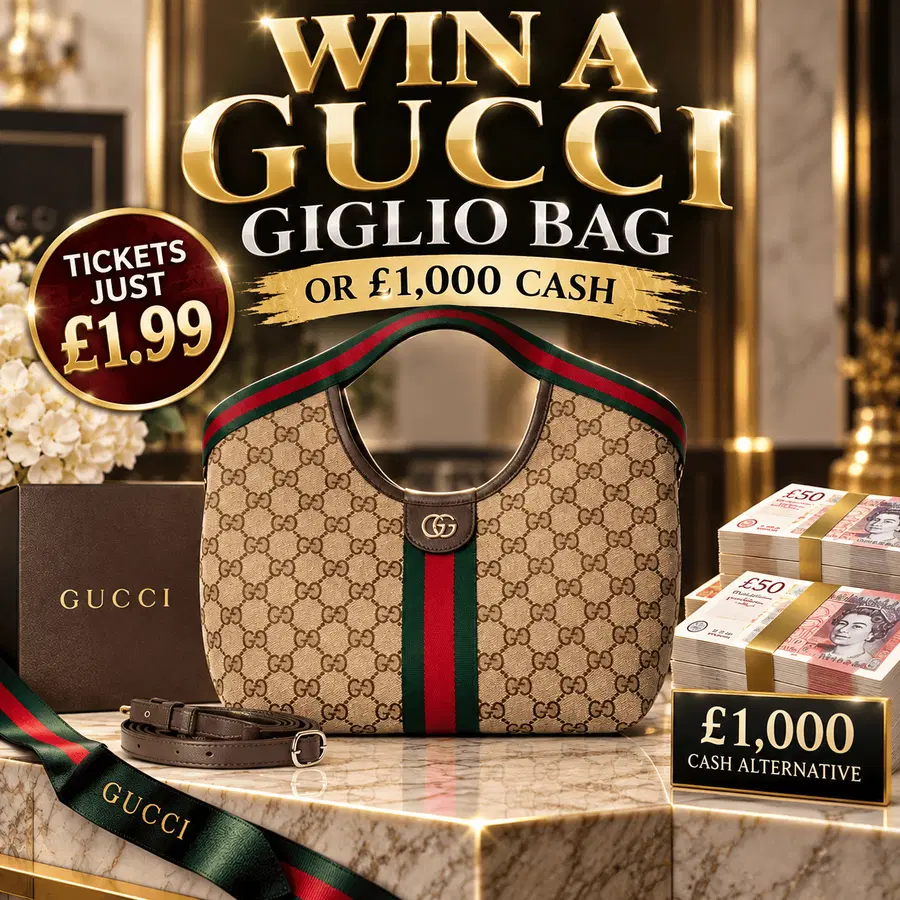 WIN GUCCI GIGLIO SMALL TOTE BAG RRP £1,420 20.09.26