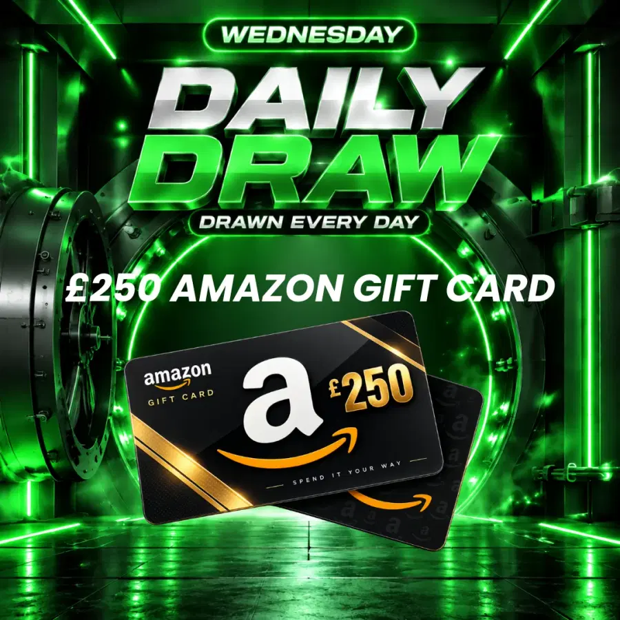 Daily Draw 07/10 - Win a £250 Amazon Gift Card