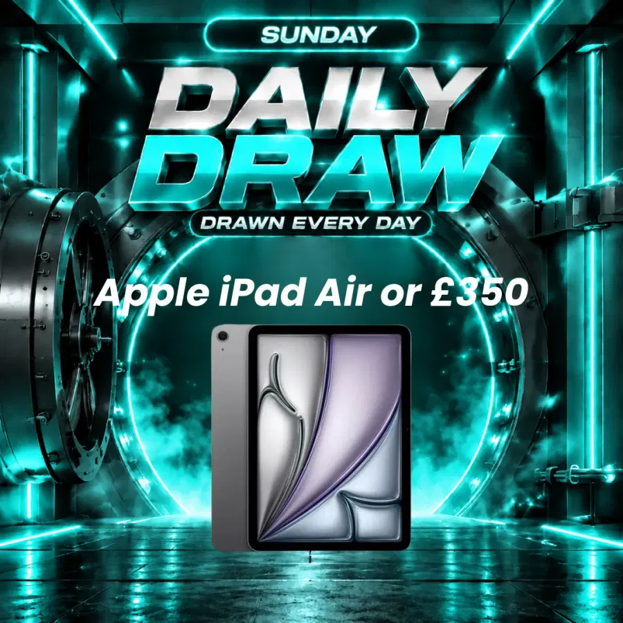 Daily Draw 11/10 - Win an iPad Air or £350