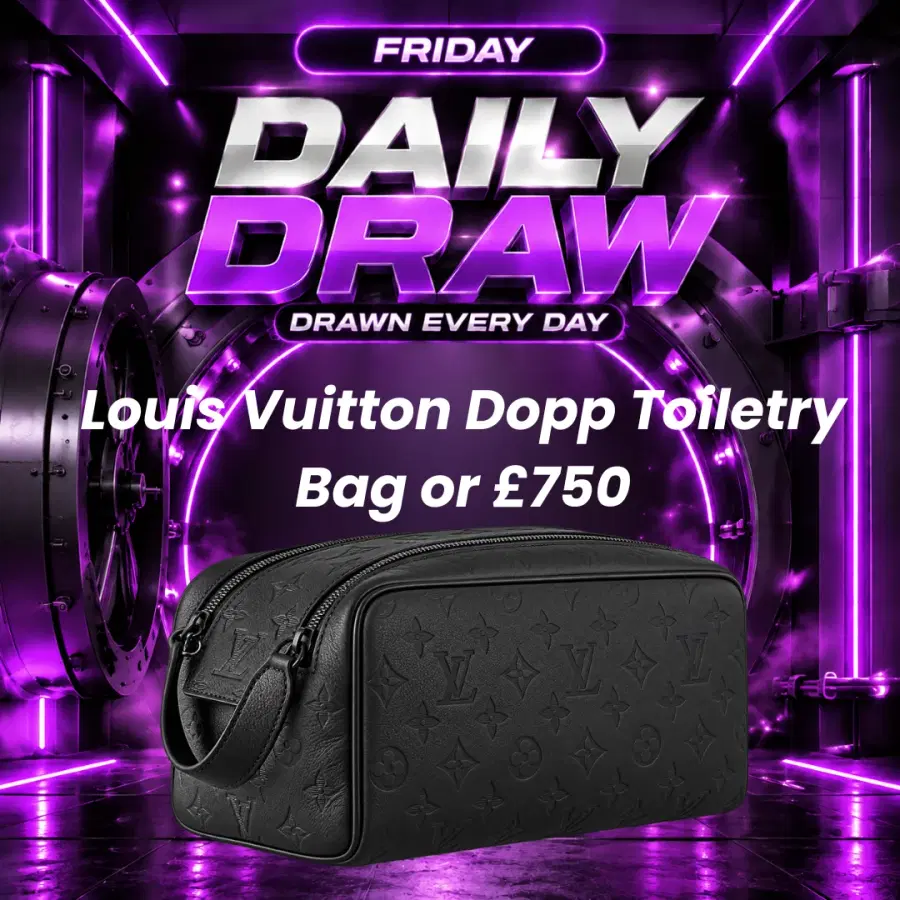 Daily Draw 16/10 - Win a Louis Vuitton Dopp Toiletry Bag or £750