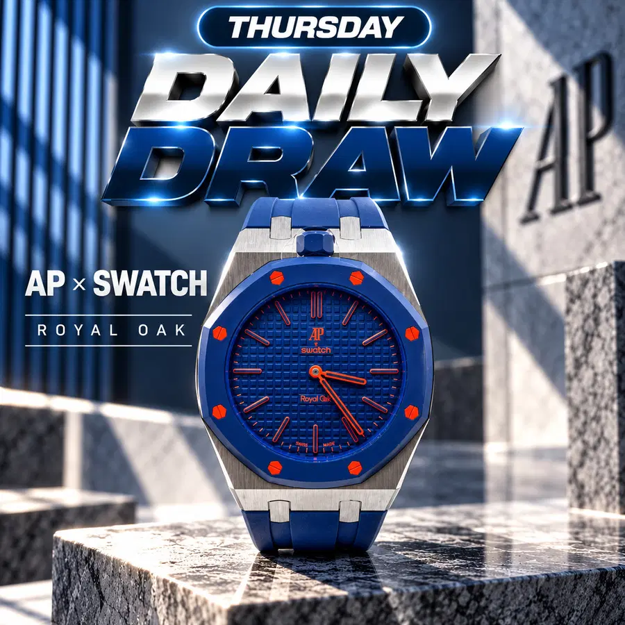 Daily Draw 22/10 - AP x Swatch Royal Oak with Custom Rubber Strap