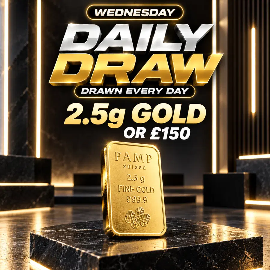 Daily Draw 21/10 - 2.5G Gold
