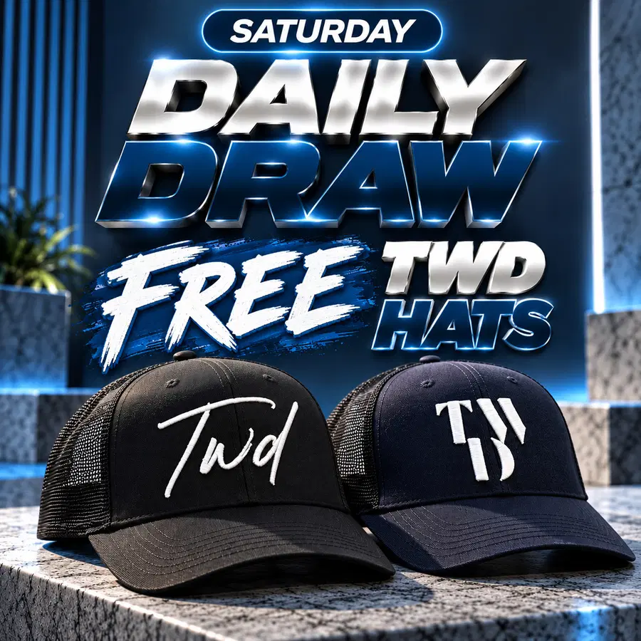 Daily Draw 24/10 - FREE TWD Hats x 2