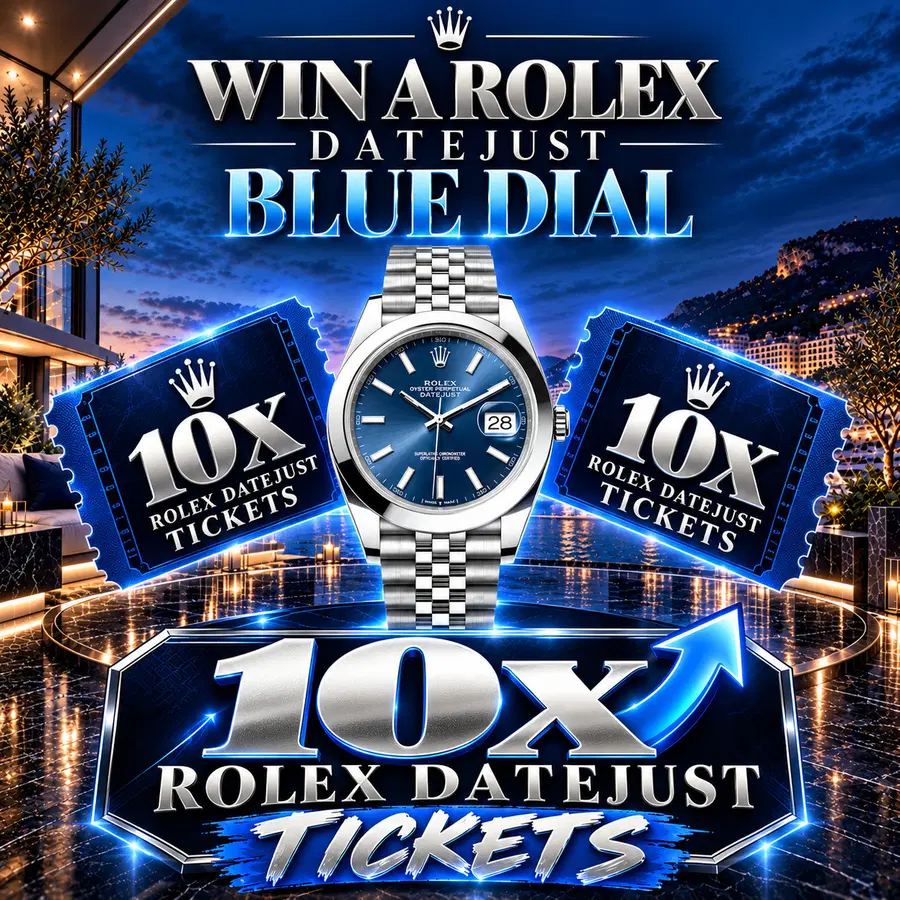 WIN X10 Tickets into Rolex Datejust