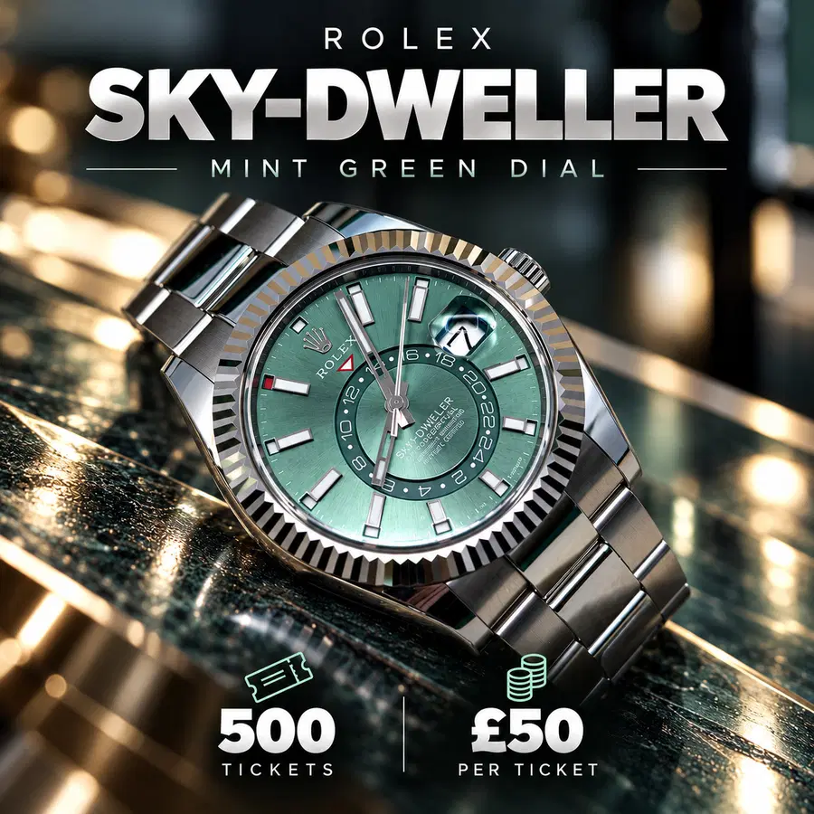 Win a Rolex Skydweller Mint Green Dial