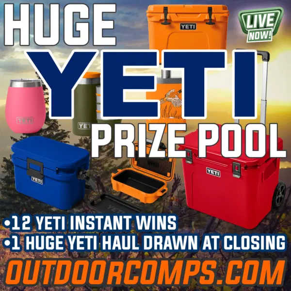 Huge YETI instant win prize pool!