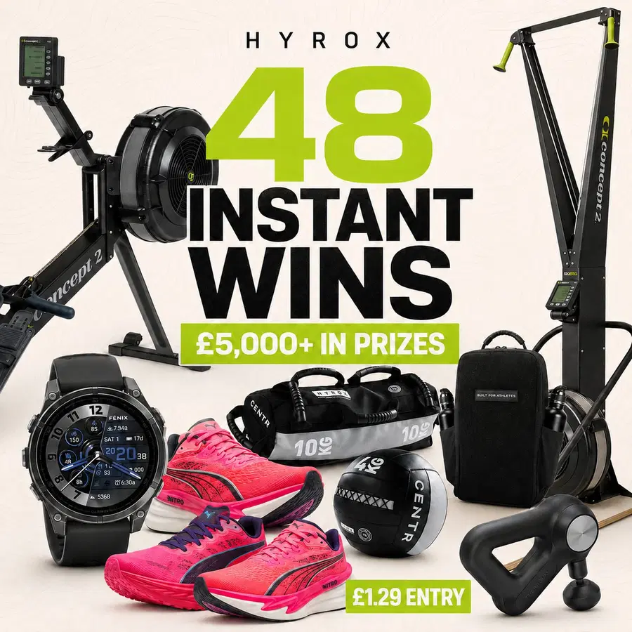 HYROX Season Starter – 48 Instant Wins (Over £5,000 in Prizes!)