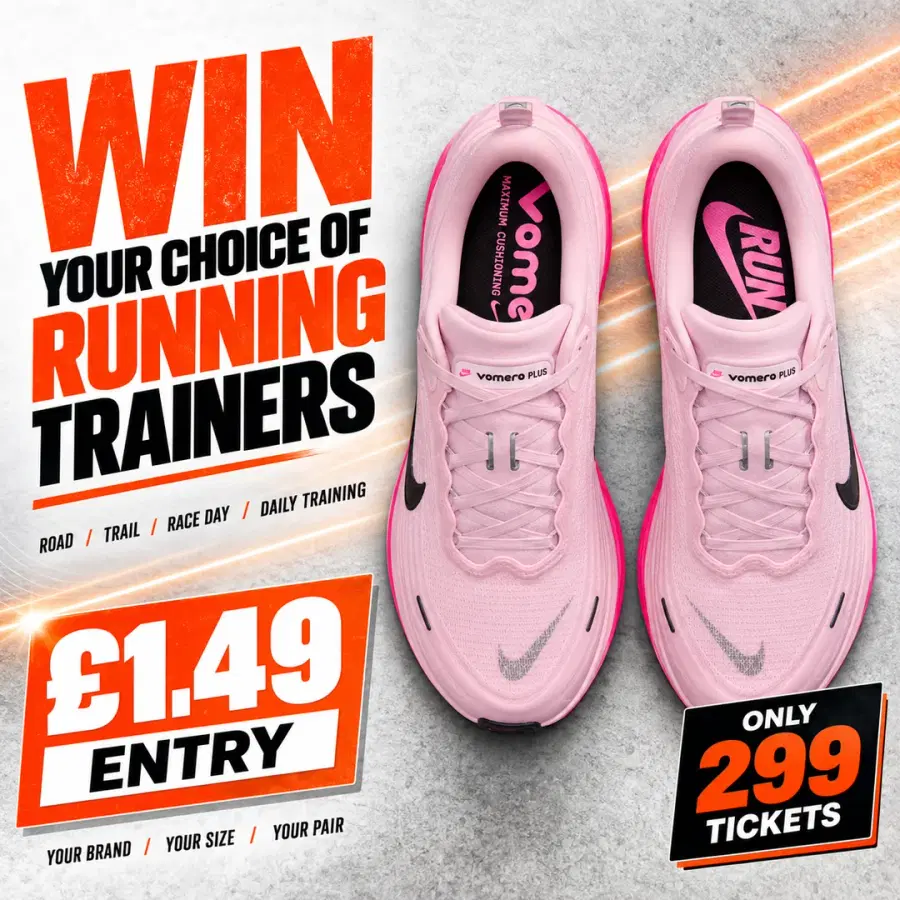 Win Any Pair of Trainers Up To £150