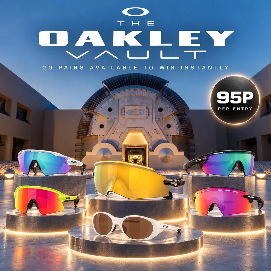 Win Oakley Sports Sunglasses Instantly – 20 Pairs