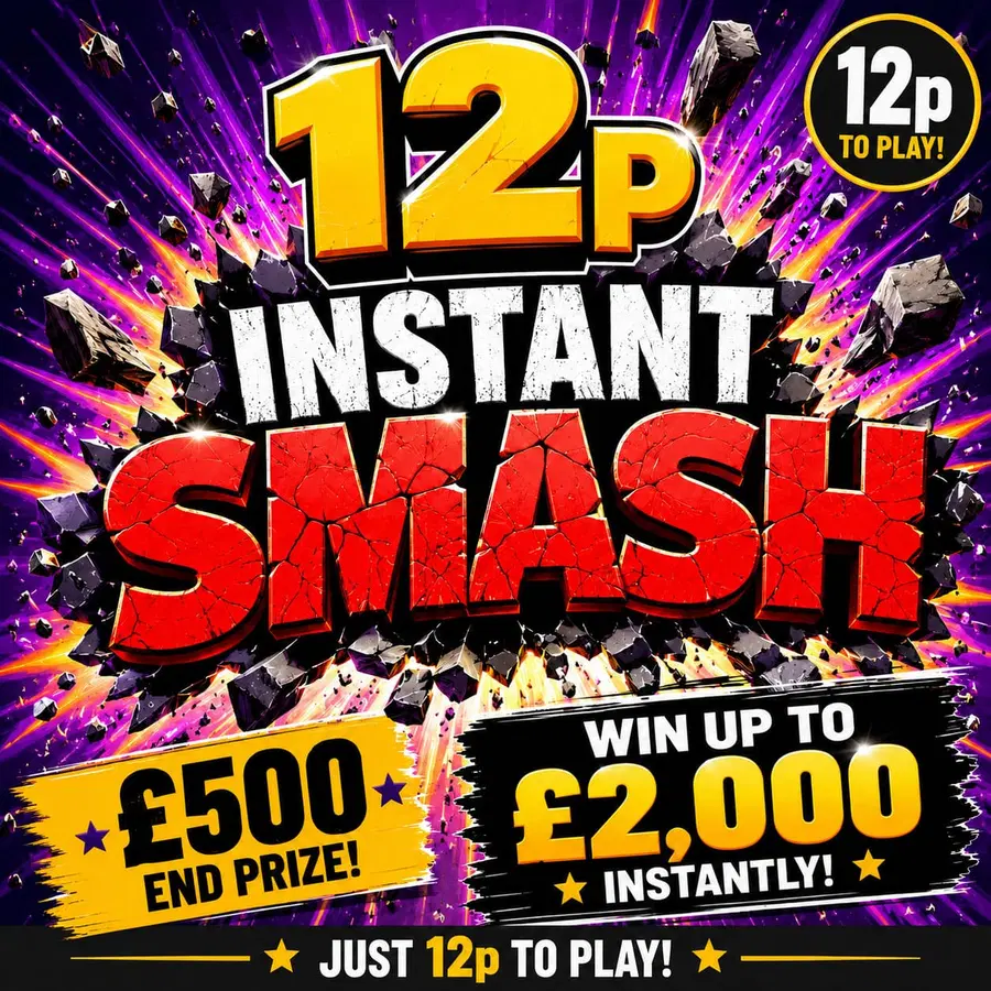 12p Instant Smash – £500 End Prize