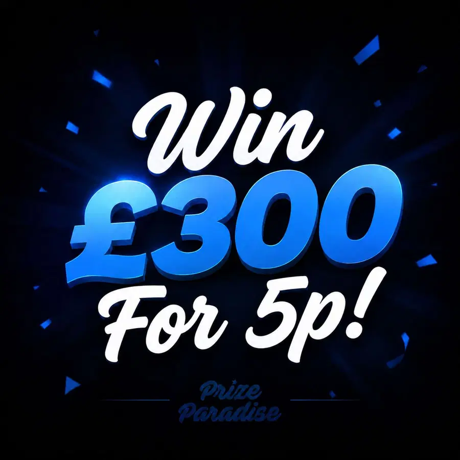 Win £300 For 5p!