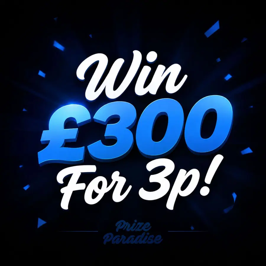 Win £300 For 3p!