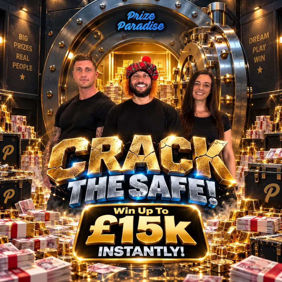 Crack The Safe – Win Up To £15k Instantly!