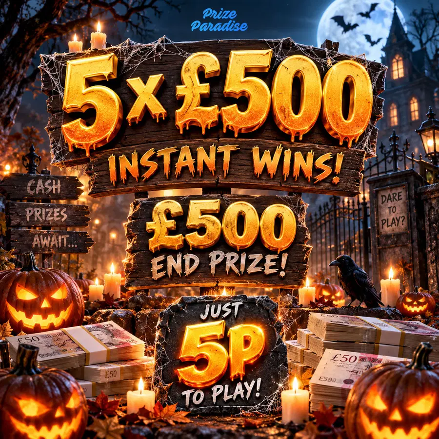 Auto-Draw: £500 Tax Free Cash + 5 x £500 Instants