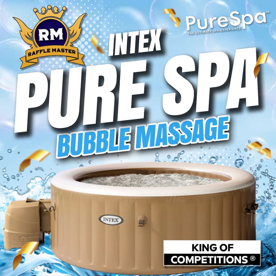 Penny Pinchers Intex PureSpa Bubble Spa 4 Person Only 1p Live Draw 27-08-26