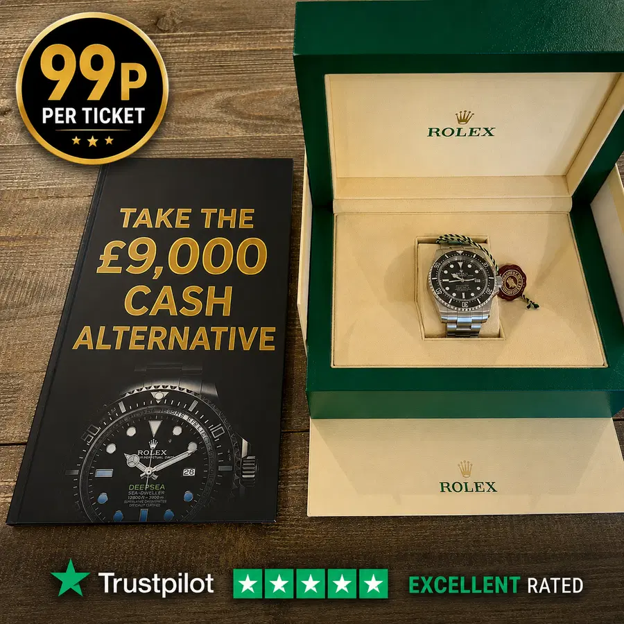 Rolex James Cameron Complete With Box & Papers Or Take 9K Cash Alt Only 99p Live Draw 07-01-27