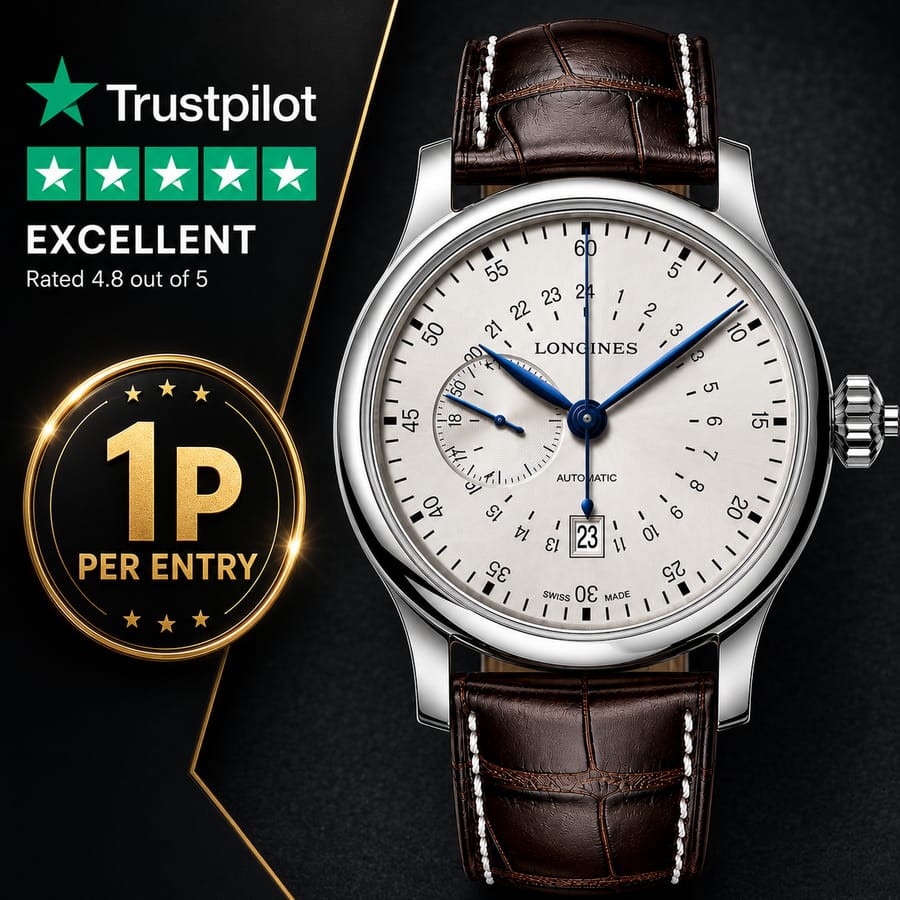 Penny Pinchers Longines Heritage Twenty-Four Hours Single Push Piece Chronograph Watch Live Draw 26-11-26