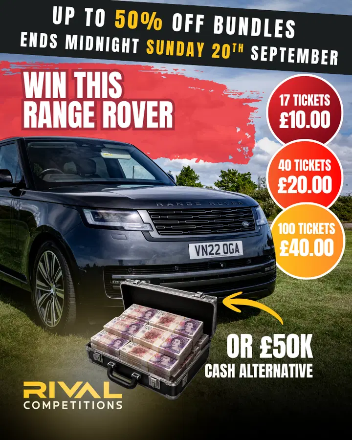 Win this Range Rover D350 SE