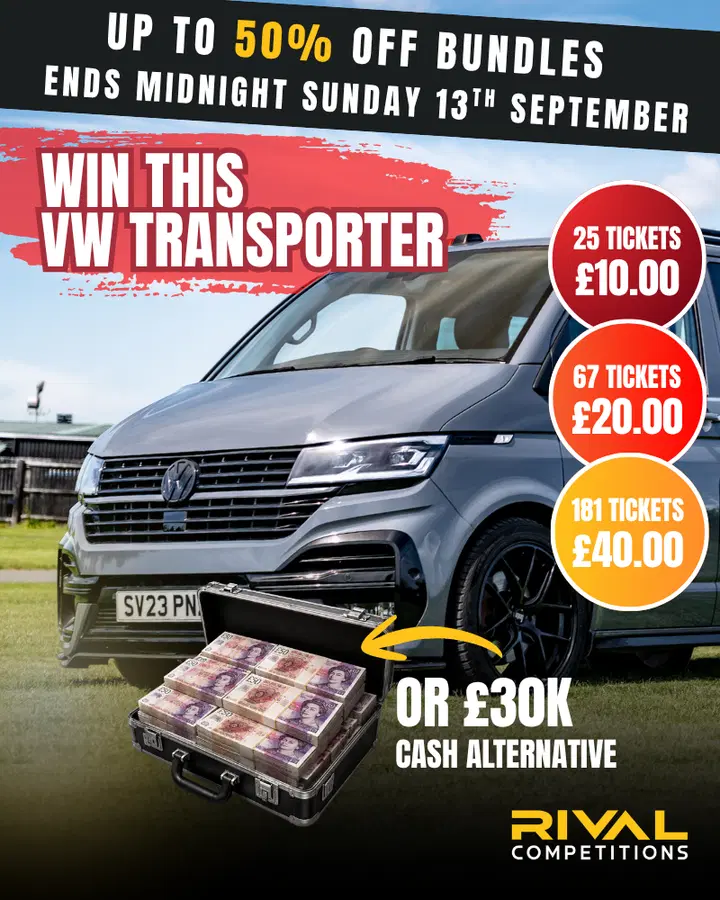 Win this VW Transporter T30 2.0 TDI