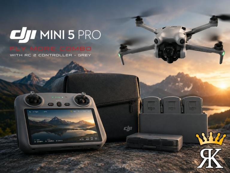 DJI Mini 5 Pro Drone Fly More Combo with RC 2 Controller